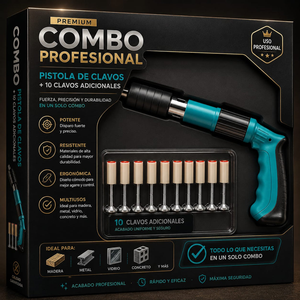 Kit Pistola Manual para Concreto + Gafas de Protección